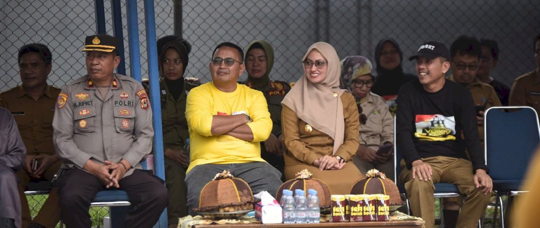 Turnamen Bola Voli Muhammad Fauzi Cup IV, yang digelar di Kabupaten Luwu Utara.