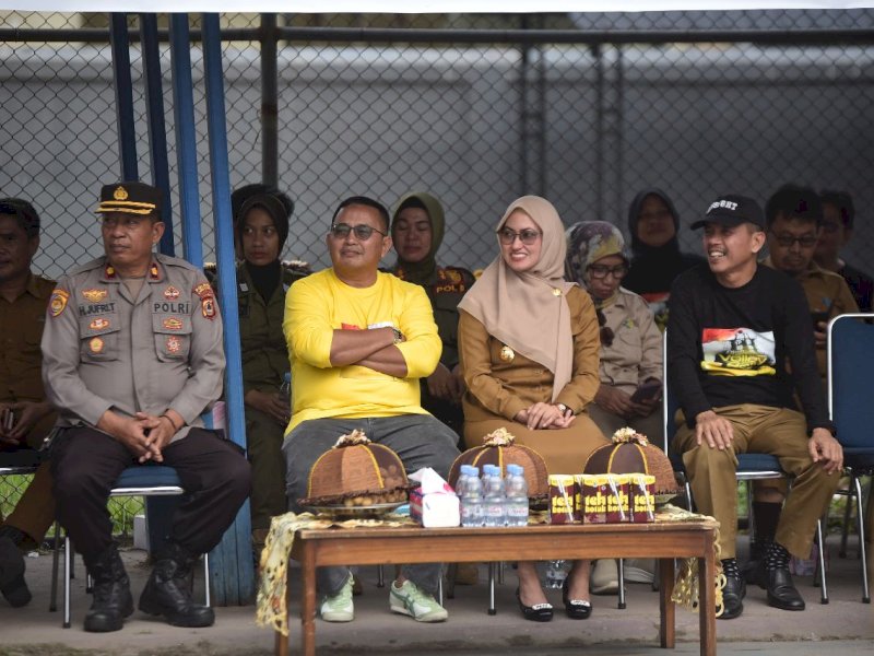31 Tim Bersaing di Turnamen Bola Voli Muhammad Fauzi Cup IV