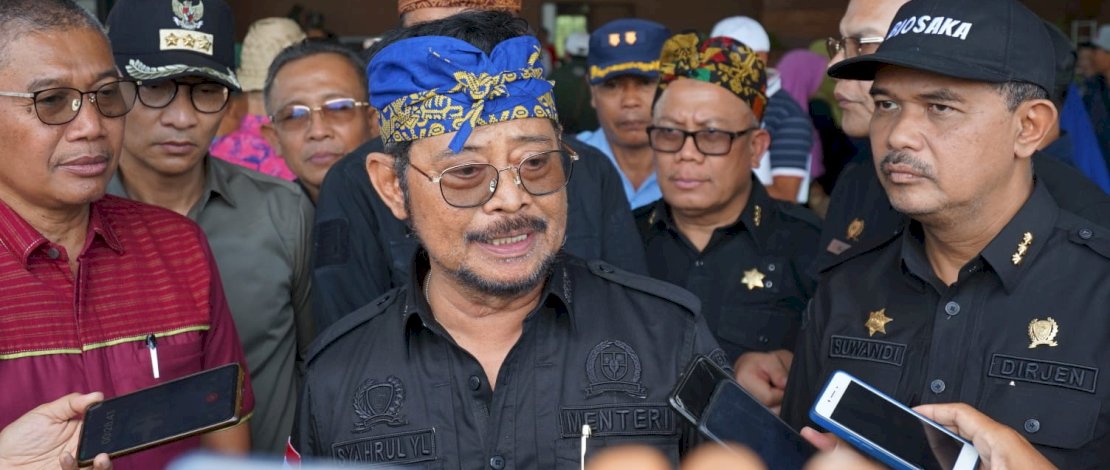 Mentan SYL dalam rapat koordinasi gerakan nasional penanganan el nino di Kota Mataram, Sabtu, 12 Agustus 2023. Mentan SYL dalam rapat koordinasi gerakan nasional penanganan el nino di Kota Mataram, Sabtu, 12 Agustus 2023.
