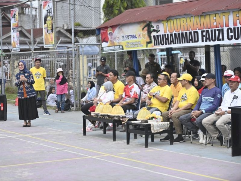 74 Tim Berlaga di Turnamen Futsal, Bupati Luwu Utara Harap Lahir Bibit Unggul