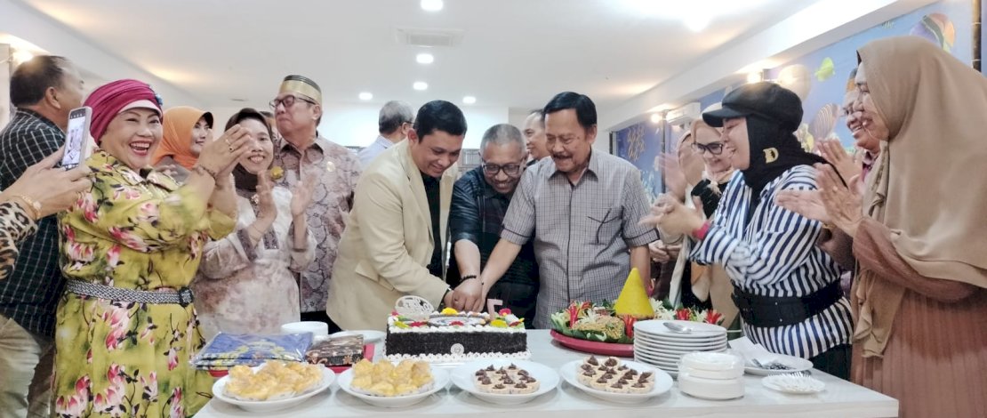 Perayaan HUT Matra dilaksanakan secara sederhana di RM Istana Laut, Jl Datu Museng Kota Makassar, Minggu, 13 Agustus 2023.