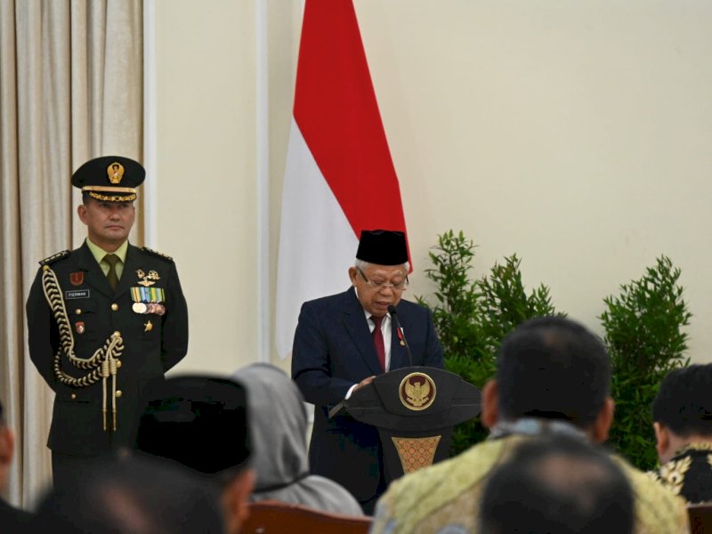 Wapres Maruf Amin Akui Sektor Pertanian Tumbuh dan Tangguh