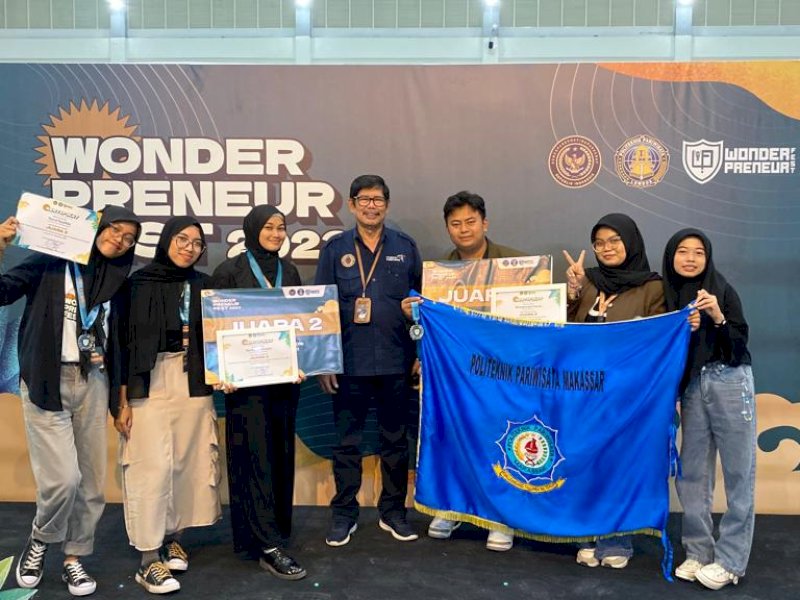 Mahasiswa Poltekpar Makassar Sabet Juara 2 di Fesitival Wonderpreneur Fest 2023