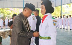 Bupati Basli Ali Kukuhkan Paskibraka 2023