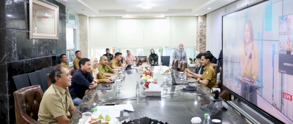 Wali Kota Makassar Moh Ramdhan Pomanto secara khusus menjadi bintang tamu di acara Selamat Pagi Indonesia yang disiarkan Metro TV secara live, Selasa, 15 Agustus 2023.