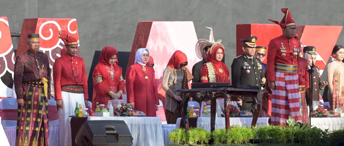 Ketua TP PKK Makassar menghadiri Upacara HUT RI ke-78