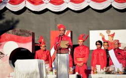 Upacara HUT Kemerdekaan RI ke-78, Ketua DPRD Makassar Bacakan Teks Proklamasi