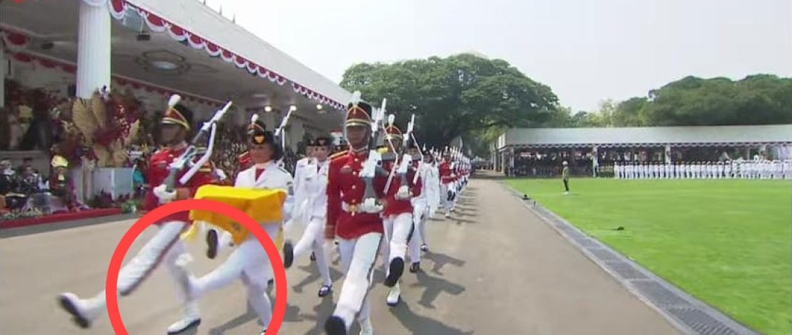 Kejadian Tidak Terduga: Sosok Lilly Indiani, Pembawa Baki yang Sepatunya Copot saat Upacara Kemerdekaan di Istana Negara Kejadian Tidak Terduga: Sosok Lilly Indiani, Pembawa Baki yang Sepatunya Copot saat Upacara Kemerdekaan di Istana Negara