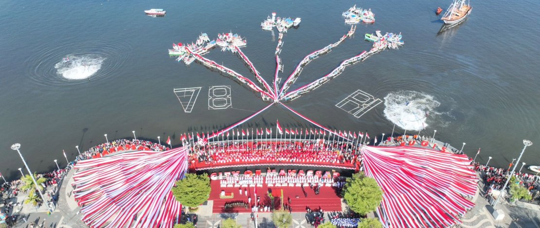 Peringatan HUT RI ke-78: Makassar Memperingatinya dengan Konsep Bunga Rampai Kemerdekaan