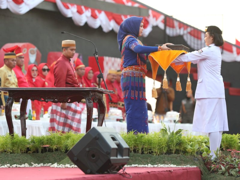 HUT Kemerdekaan RI ke - 78, Fatmawati Rusdi Apresiasi Paskibra