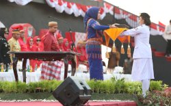 HUT Kemerdekaan RI ke - 78, Fatmawati Rusdi Apresiasi Paskibra