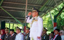 Upacara HUT RI ke-78 di Parepare Penuh Khidmat, Paskibraka Bentuk Formasi TP