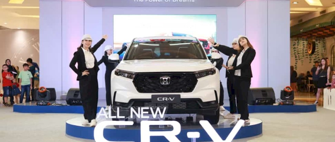 Generasi keenam dari Honda CR-V kini hadir di Regional Exhibition Kota Makassar mulai 17 hingga 20 Agustus 2023 di Trans Studio Mall.