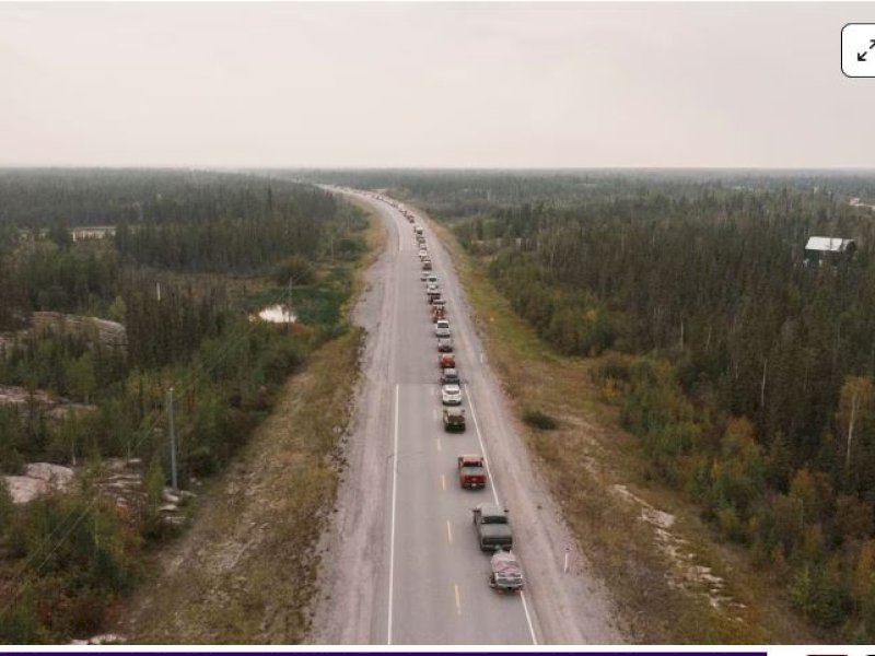 Cuaca Ekstrem, 20.000 Warga Yellowknife Dievakuasi Akibat Ancaman Kebakaran Hutan di Kanada Utara