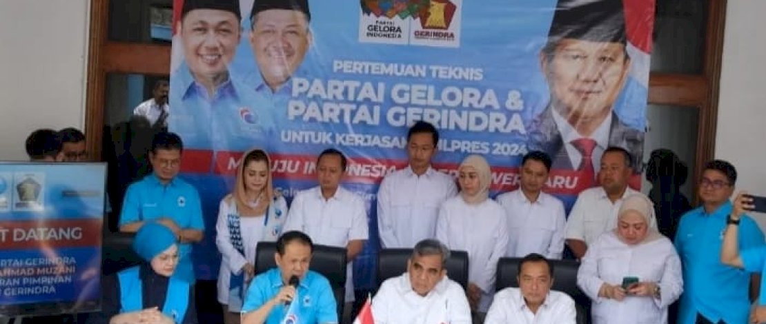 Gerindra Ajukan Lamaran Kerja Sama ke Gelora untuk Dukung Prabowo  di Pilpres 2024