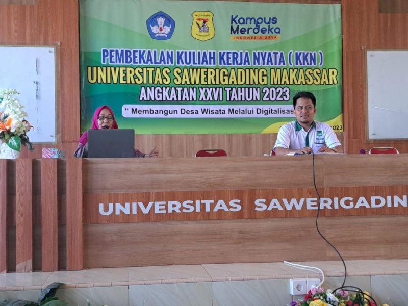 Ratusan Mahasiswa Universitas Sawerigading Ikuti Pembekalan KKN