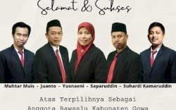 Selamat, Ini Lima Komisioner Bawaslu Gowa Periode 2023-2028