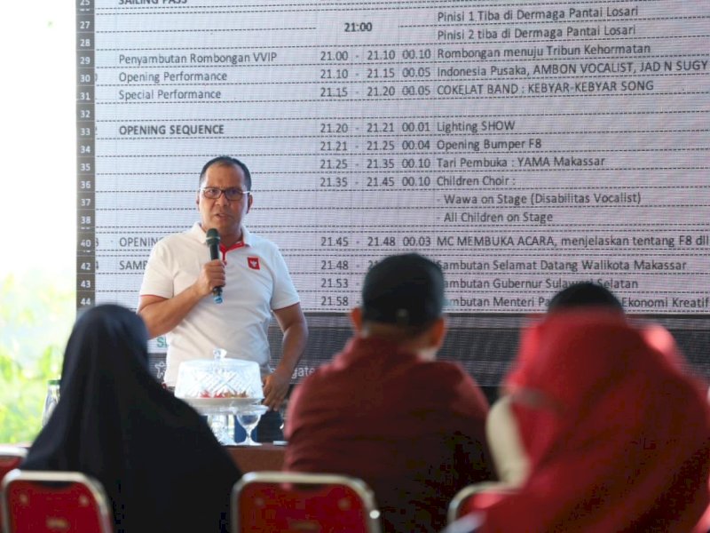 Menteri Pariwisata Sandiaga Uno Dijadwalkan Buka Event F8 Makassar