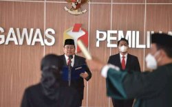 Termasuk di Sulsel, 1.912 Komisioner Bawaslu dari 514 Kabupaten Kota Telah Dilantik