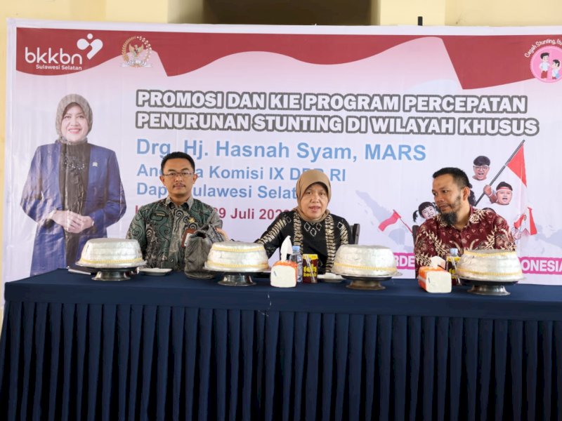 Di Wajo, Kepala BKKBN Sulsel Ingatkan Kolaborasi Lintas Sektor Jadi Kunci Turunkan Angka Stunting