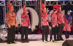 Proses Pembukaan Event Makassar F8, Nuansa Semangat Kemerdekaan HUT RI ke 78