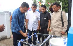 Penuhi Kebutuhan Dasar Masyarakat, Bupati Basli Ali Resmikan Pamsimas di Desa Bontoborusu