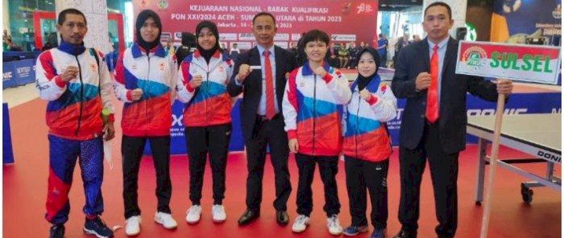 Dua Atlet Tenis Meja Asal Kota Parepare Wakili Sulsel di PON Aceh