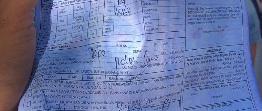 Denda Tilang Dibayar Via Rekening Pribadi, Kapolres Gowa: Niat Anggota Membantu
