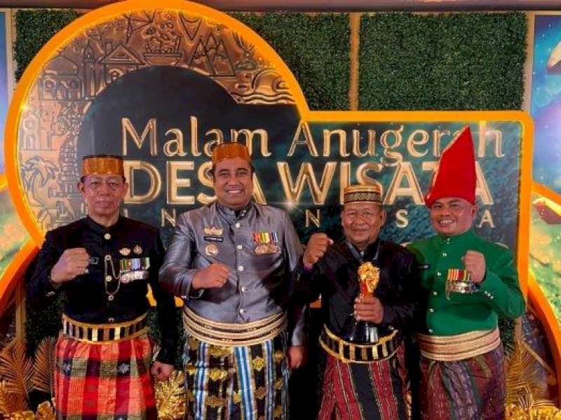 Bupati Maros Terima Penghargaan Desa Wisata Indonesia dari Kementerian Pariwisata