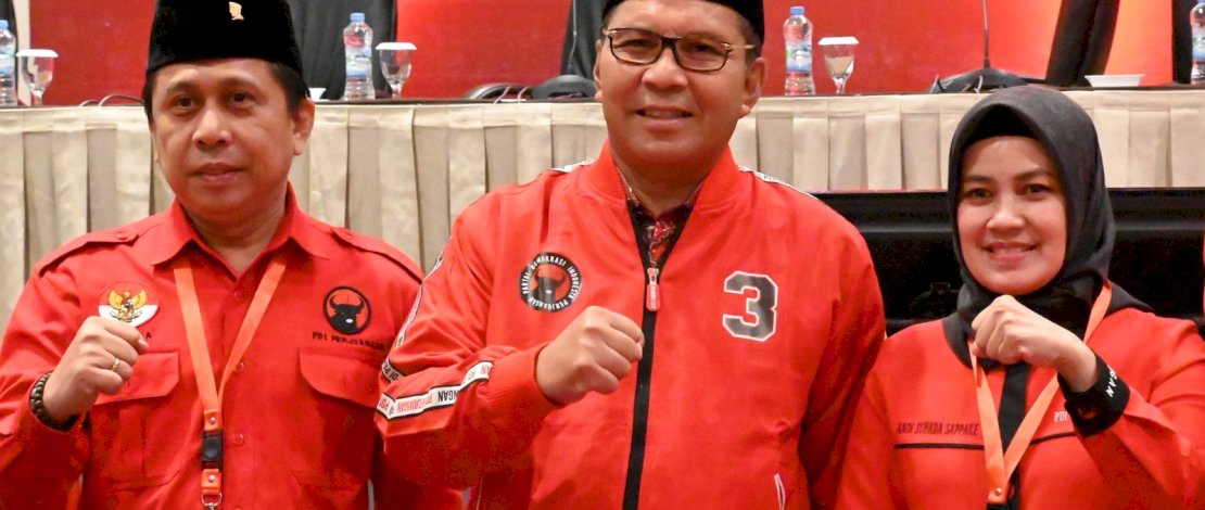Resmi Gabung PDIP, Andi Suhada Sappaile Minta DP Bantu Elektabilitas Partai di Makassar 