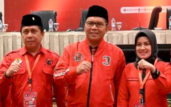 Resmi Gabung PDIP, Andi Suhada Sappaile Minta DP Bantu Elektabilitas Partai di Makassar 