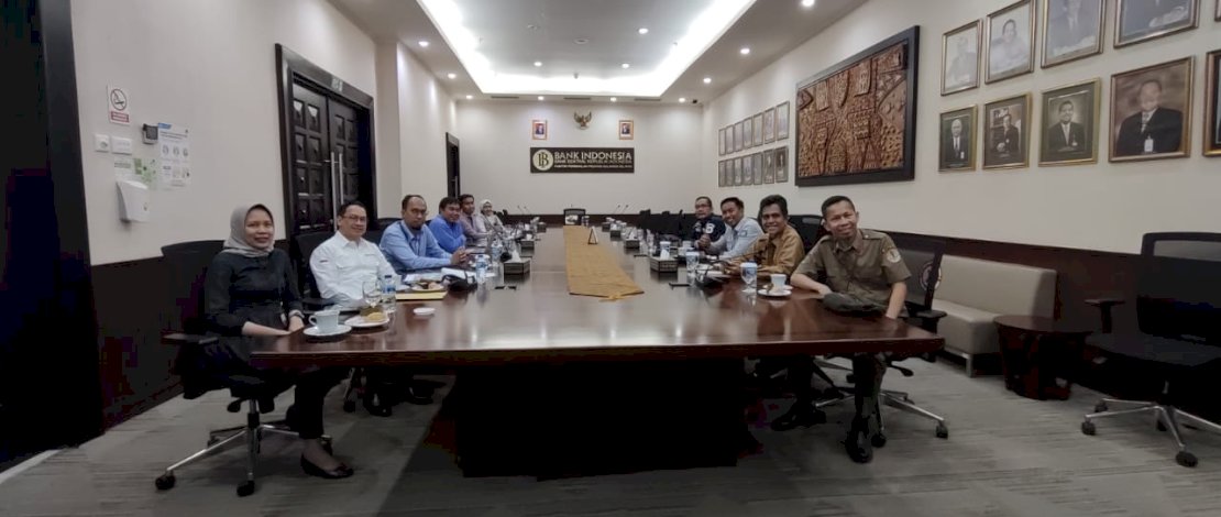 Wakil Bupati Kepulauan Selayar, Saiful Arif, memimpin delegasi beraudience ke Kantor  BI Perwakilan Sulsel, Senin, 28 Agustus 2023.