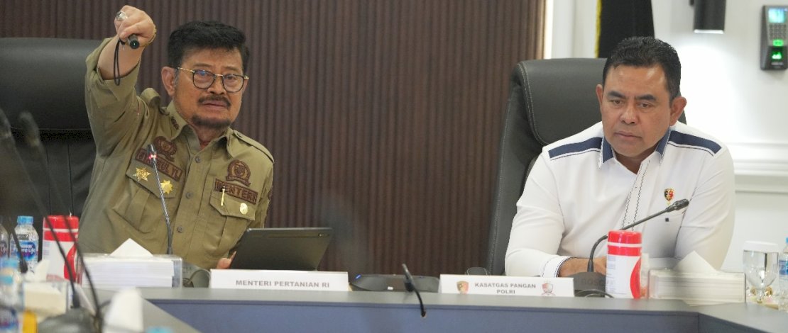 Kementerian Pertanian (Kementan) bersama Satgas Pangan Mabes Polri mempererat kerjasama pendataan penggilingan padi dan stok beras sebagai upaya bersama menghadapi tantangan dan krisis global. Kementerian Pertanian (Kementan) bersama Satgas Pangan Mabes Polri mempererat kerjasama pendataan penggilingan padi dan stok beras sebagai upaya bersama menghadapi tantangan dan krisis global.