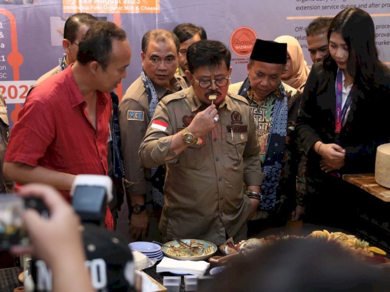 Tingkatkan Nilai Tambah dan Daya Saing Produk Olahan, Mentan Launching Hilirisasi Peternakan