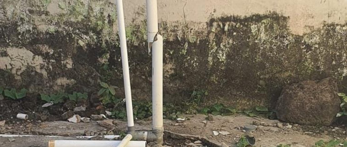 Pipa Air Bersih di Kantor DPRD Jeneponto Dirusak oleh Pelaku Tak Dikenal