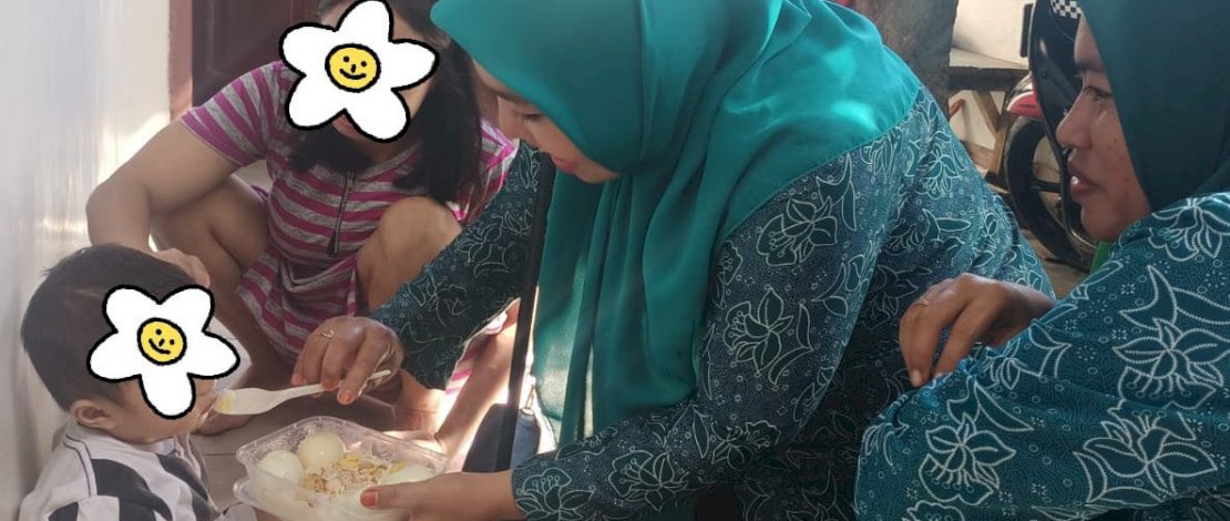 Donasi Stunting Kirab Merah Putih PKK Kecamatan Panakkukang Disalurkan