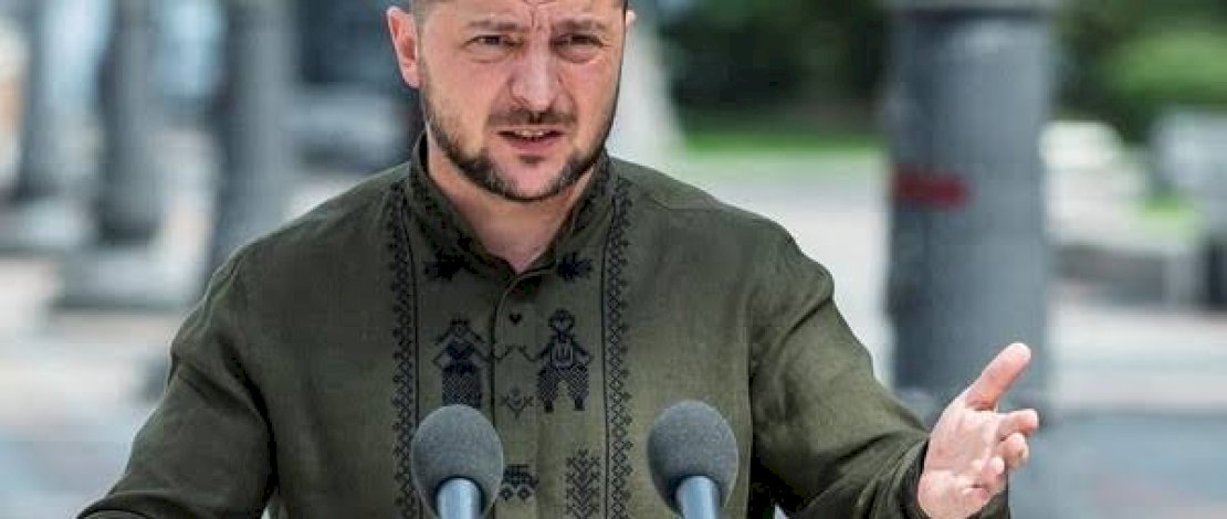 Presiden Ukraina Volodymyr Zelensky Presiden Ukraina Volodymyr Zelensky