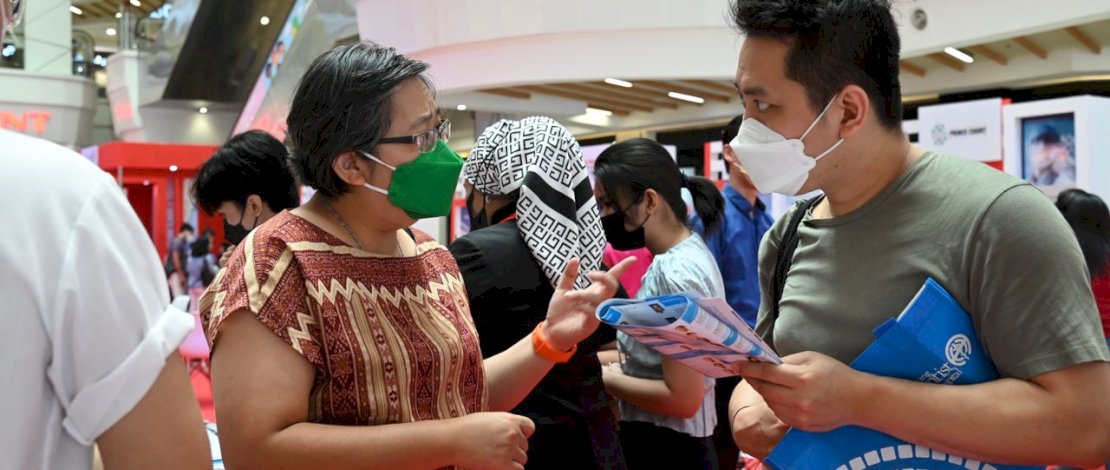Suasana Malaysia Healthcare Expo (MHExpo)  di kota sebelumnya.