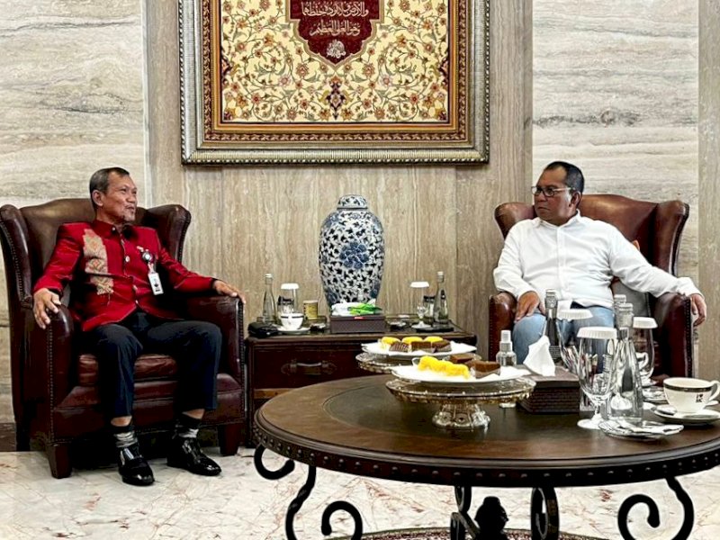 Jelang Masa Purnabakti, Kepala BPS Makassar Pamit ke Wali Kota Danny Pomanto