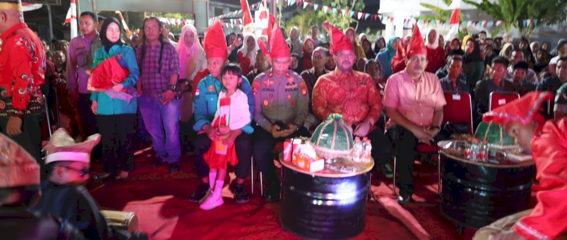 pesta rakya di Kelurahan Paropo 