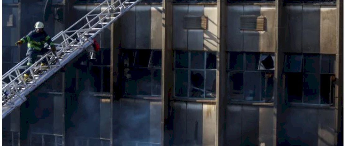 TKP Kebakaran yang menewaskan 64 orang  di Afrika Selatan