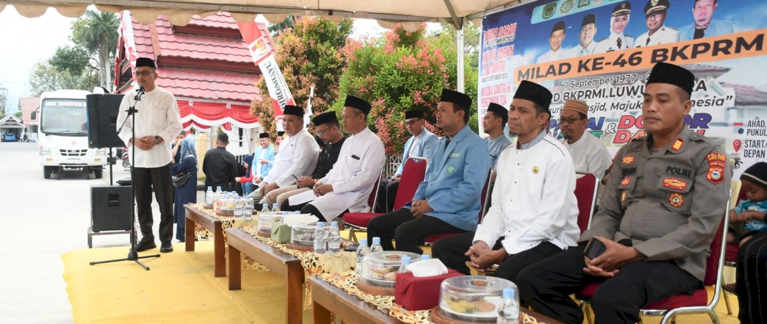 Pawai ta'aruf tersebut dilepas langsung Sekretaris Daerah Kabupaten Luwu Utara Ir Armiadi, di jalur dua depan Rumah Jabatan Bupati Luwu Utara Minggu, 3 September 2023.