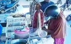 Terekam CCTV, Perempuan Berdaster di Gowa Curi Tempe Hingga Kacang 