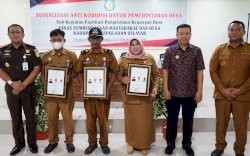 Kumpulkan Pemerintah Desa, Bupati Basli Ali Sosialisasi Anti Korupsi