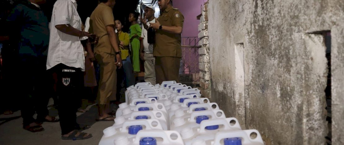 Camat Panakkukang Salurkan Air Bersih ke 173 Rumah di Kelurahan Pampang