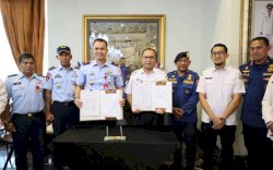 Lanud Sultan Hasanuddin dan Pemkot Makassar Taken MOU Soal Penanganan Kebakaran
