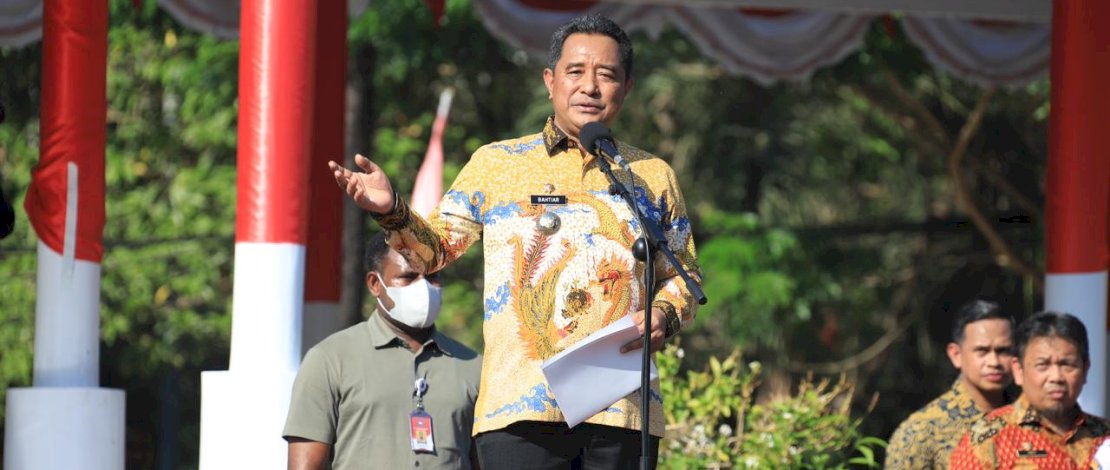 Apel Perdana,  Pj Gubernur Sulsel Sampaikan Tiga Instruksi Presiden Jokowi