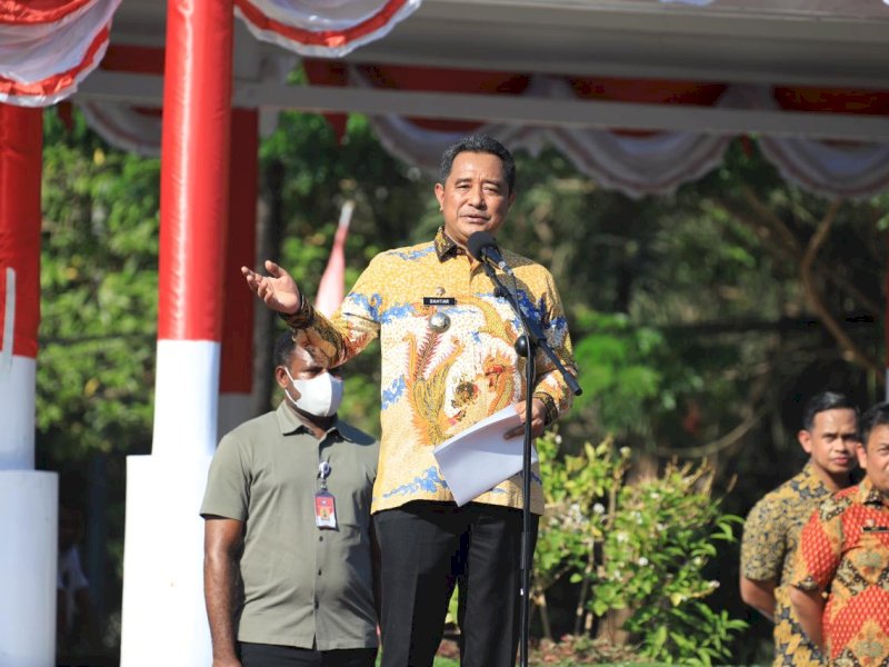 Apel Perdana,  Pj Gubernur Sulsel Sampaikan Tiga Instruksi Presiden Jokowi