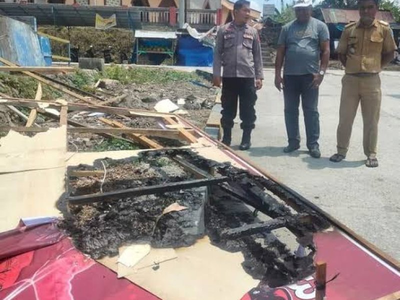Dua Pembakar Baliho Ganjar Pranowo Ditangkap, Satu Oknum Polisi
