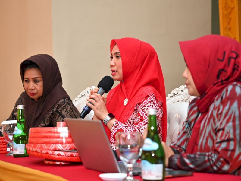Silaturahmi Bersama Pengurus PKK Sulsel, Sofha Marwah Prioritaskan Penurunan Angka Stunting